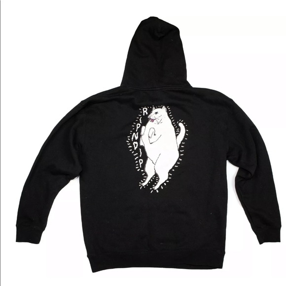 Ripndip Other - Ripndip Black Long Sleeved Drawstring Hoodie XL